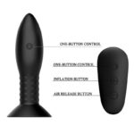 Spina Con Telecomando Sfere Rotanti Nere - Mr Play - immagine 4