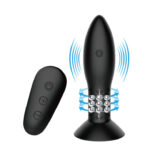 Spina Con Telecomando Sfere Rotanti Nere - Mr Play - immagine 2