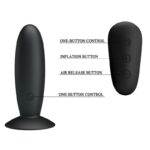 Plug Anale Con Telecomando Vibrazione Nero - Mr Play - immagine 2